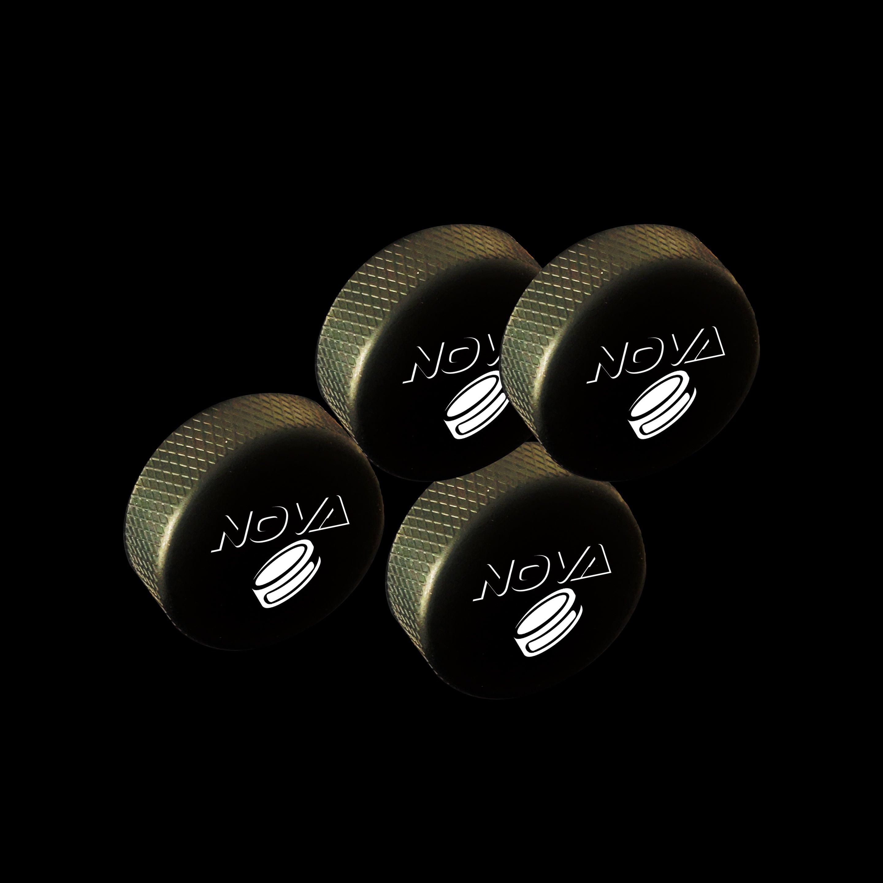 4 Nova Hockey Pucks