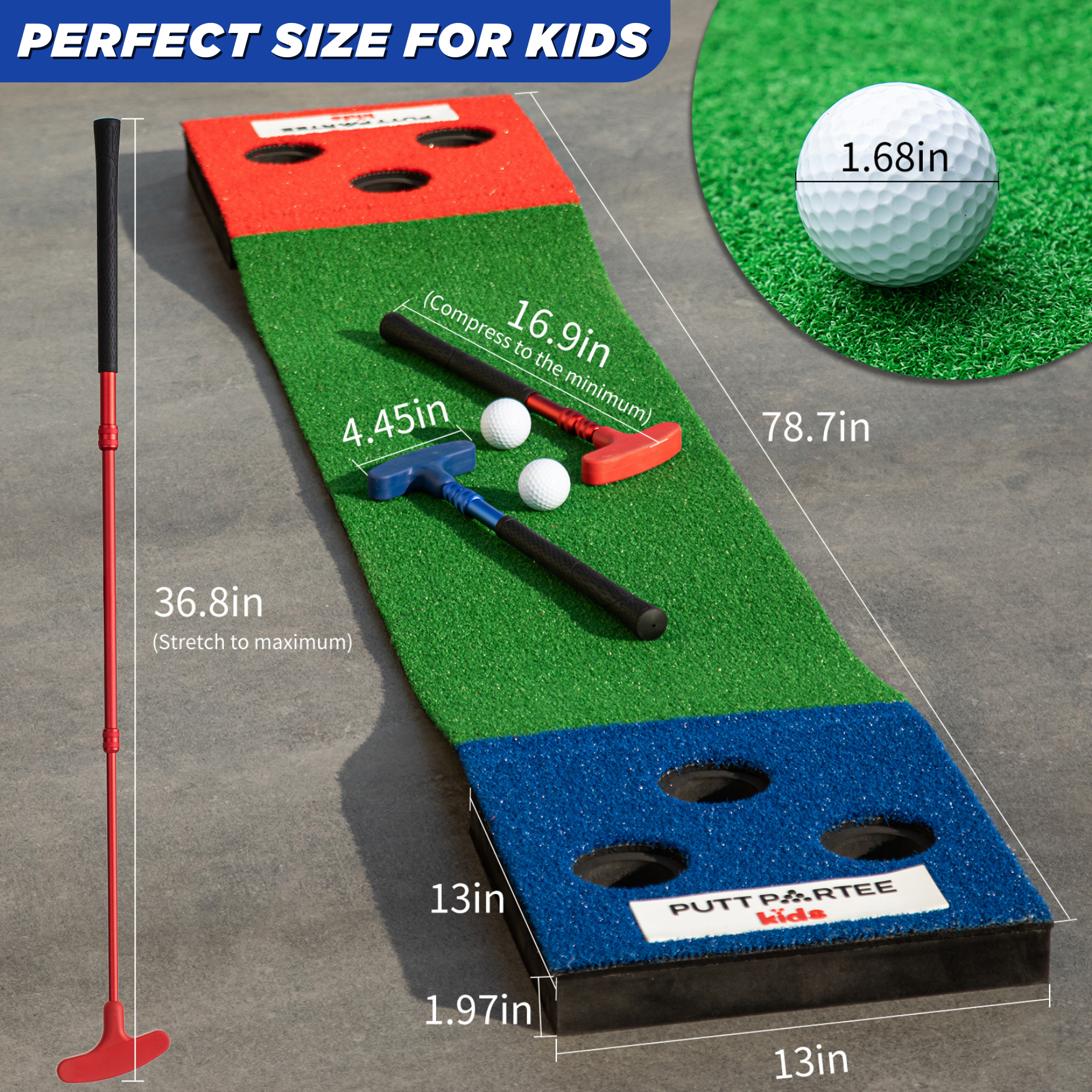 Putt Partee Kids Golf Putting Game