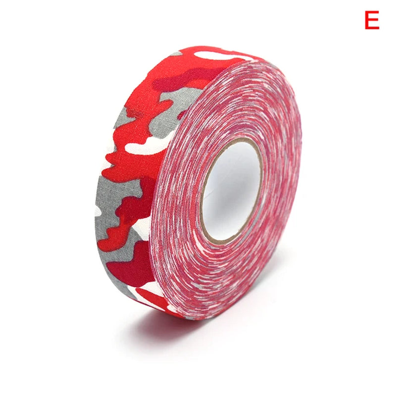 1Roll Hockey Stick Tape Multipurpose Colorful Sport Safety Cotton Cloth Enhances Ice Field Hockey Badminton Golf Tape