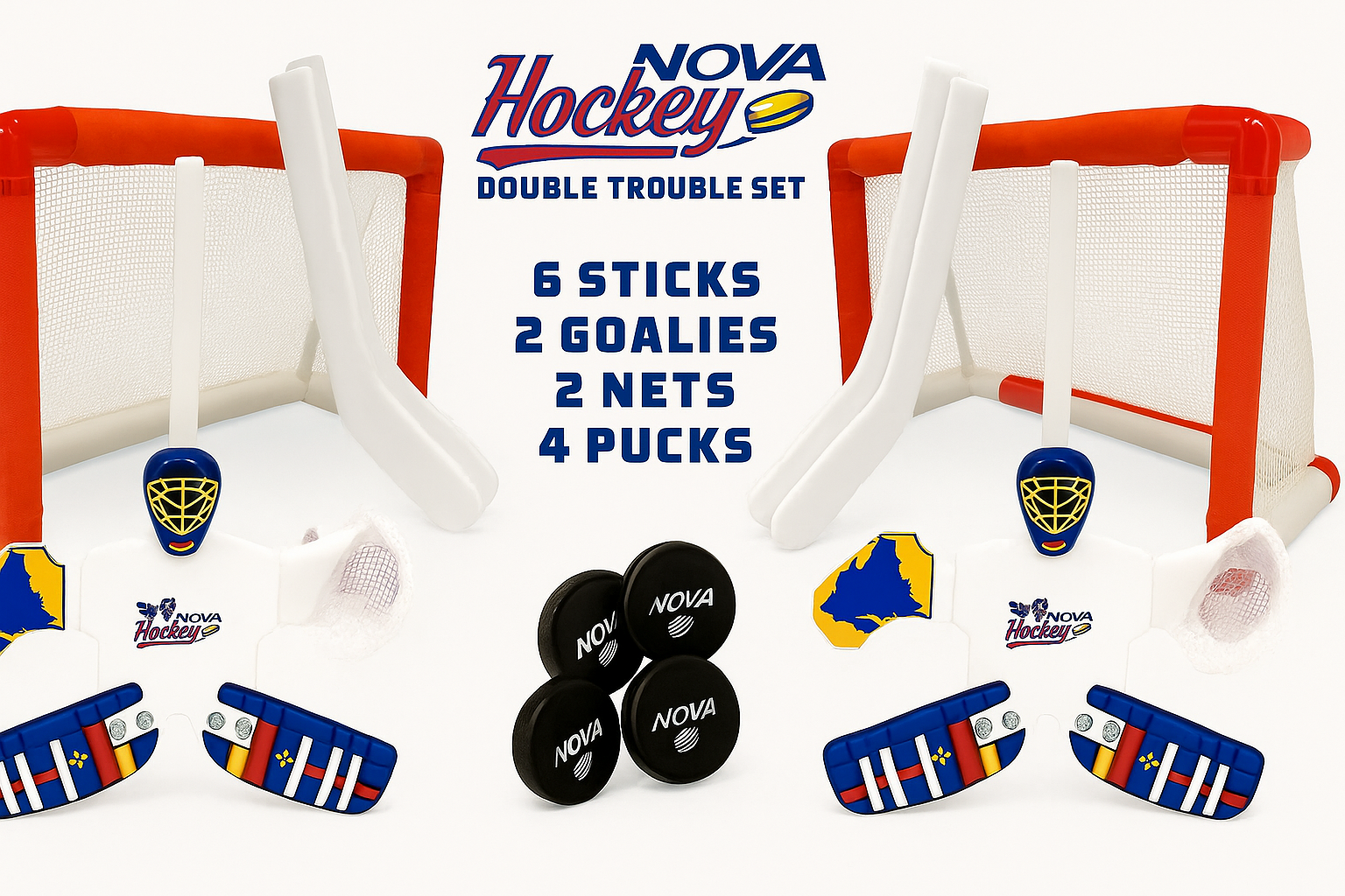 Double Trouble Nova Hockey Set