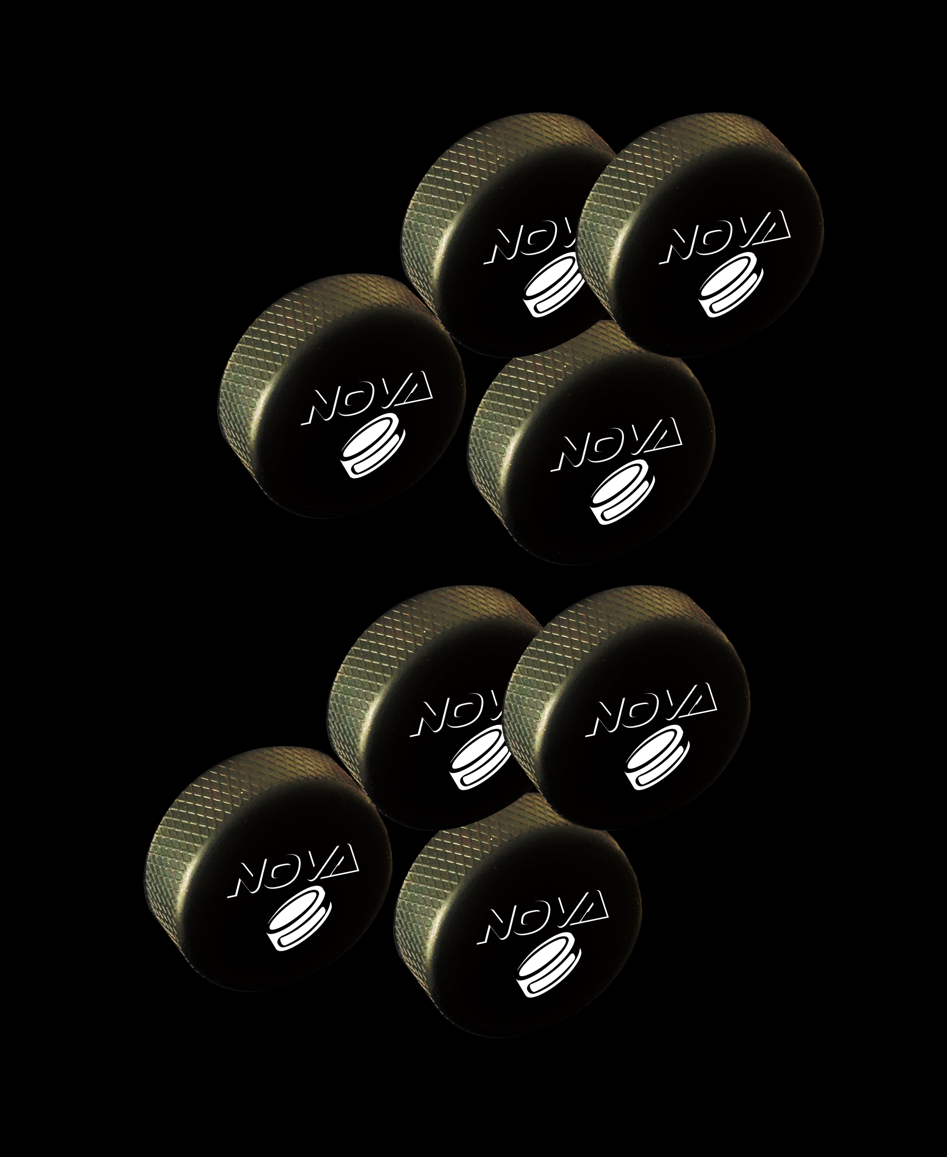 8 Nova Hockey Pucks